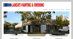 Desktop Screenshot of landaspainting.com